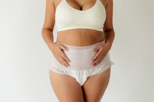 Partum Panties -  Starter Bundle 3 x packs of Disposable Postpartum Underwear - Large