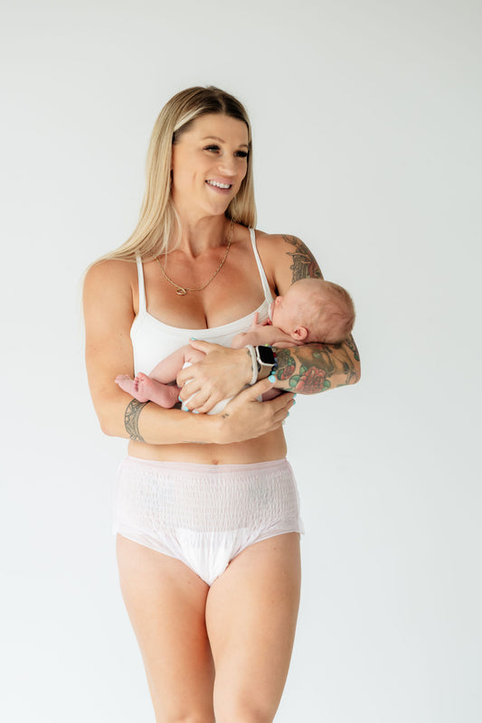 Partum Panties - Starter Bundle 3 x packs of Disposable Postpartum Underwear - Medium