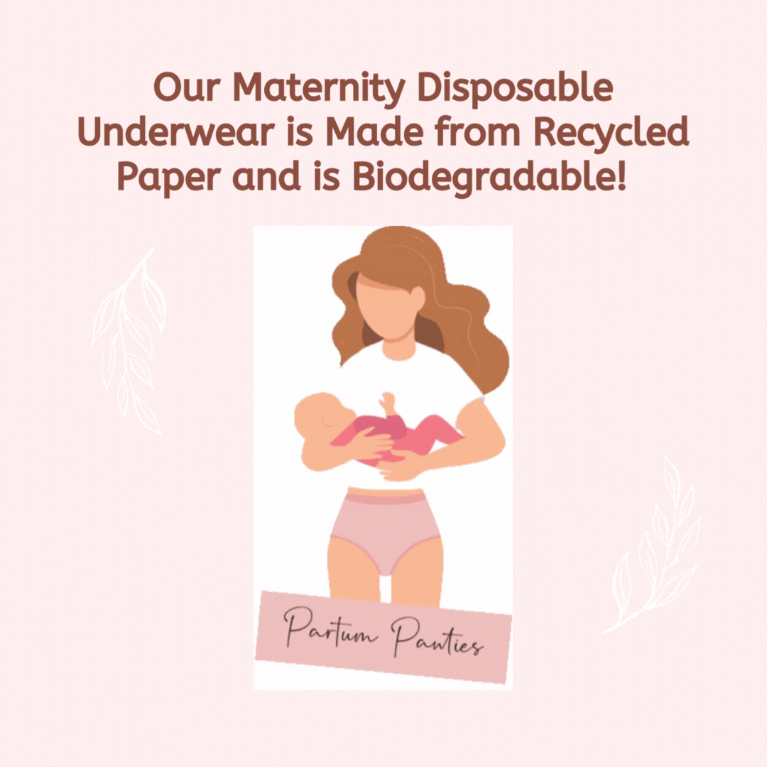 Did You Know? Our Maternity Disposable Underwear is Made from Recycled Paper and is Biodegradable!